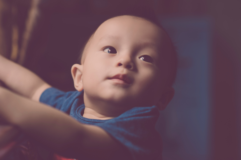 Sesión Día del Niño: retrato de bebé